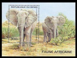 Benin Elephant Elephants MNH ** Neuf SC ( A53 400b) - Elefanten