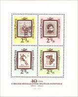 Hongrie Journée Du Timbre Stamp Day Ski MNH ** Neuf SC ( A53 282b) - Stamps On Stamps
