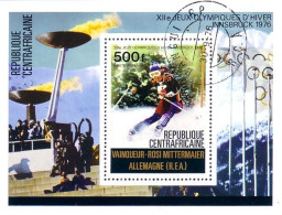 Centrafrique Ski Innsbruck 76 ( A53 114c) - Skiing