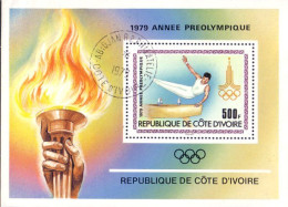 Cote D'Ivoire Gymnastique Moscou 80 ( A53 89c) - Gymnastik