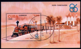 Cuba Locomotive Expo Vancouver Train Railways Zug Treno ( A53 733b) - Trains