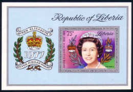 Liberia Silver Jubilee MNH ** Neuf SC ( A53 698) - Royalties, Royals