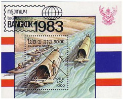 Laos Bangkok 93 Ships MNH ** Neuf SC ( A53 596c) - Philatelic Exhibitions
