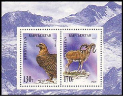 Kirgistan Mouflon Aigle Eagle Mufflon MNH ** Neuf SC ( A53 586d) - Other