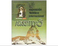 Nicaragua Argentina 85 Chien Dog MNH ** Neuf SC ( A53 557a) - Nicaragua