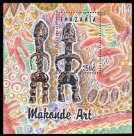 Tanzania Statuettes Africaines African Sculptures MNH ** Neuf SC ( A53 508b) - Skulpturen