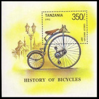 Tanzania Bicyclette 1887 Bicycle MNH ** Neuf SC ( A53 509b) - Cycling