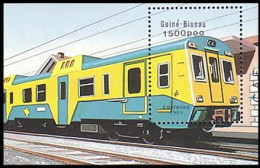 Guinée Bissau Trains Locomotives MNH ** Neuf SC ( A53 441b) - Treinen