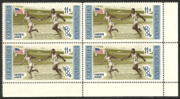 Dominicana Melbourne 1956 Running Relay Relais Course Block/4 MNH ** Neuf SC ( A53 973) - Leichtathletik