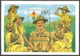 Ghana 75th Scouts 1982 MNH ** Neuf SC ( A53 888) - Otros & Sin Clasificación