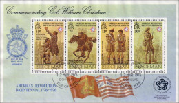 Isle Of Man American Bicentennial ( A53 807) - Unabhängigkeit USA