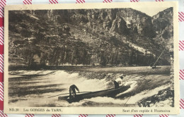 CPA 48 LES GORGES DU TARN Saut D'un Rapide à Hauterive - Gorges Du Tarn