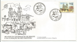 Brasil (Brazil) - 1990 - FDC: 400th Anniversary Of Colonization Of Sergipe State - Yv 1999 - Sonstige & Ohne Zuordnung