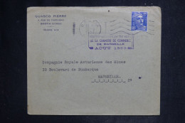 FRANCE -Cachet D'acheminement De La Chambre De Commerce De Marseille Sur Enveloppe De Bastia En 1953 (Grèves) - L 153331 - 1921-1960: Moderne