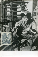 X0771 Ceskoslovensko, Maximum Card  1953,welder Worker,Schweißerarbeiter,ouvrier Soudeur - Briefe U. Dokumente