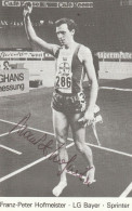 Orig. Autogrammkarte F.-P. Hofmeister Olympia 1976 4x400m Staffel Bronze - Olympische Spiele