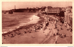 NÂ°39133 Z -cpa Biarritz -la Plage- - Biarritz