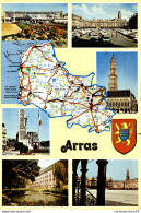 NÂ°39031 Z -cpsm Carte GÃ©ographique Arras - Cartes Géographiques