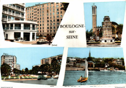 NÂ°38837 Z -cpsm Boulogne Sur Seine -multivues- - Boulogne Billancourt