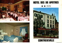 NÂ°38821 Z -cpsm Contrexeville -hÃ'tel Des XII ApÃ'tres- - Hotels & Restaurants