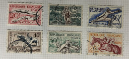 Francia - 1953 - Usato/used - Sport - Mi N. 978/83 - Used Stamps