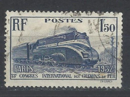 Francia - 1937 - Usato/used - Train - Mi N. 346 - Used Stamps