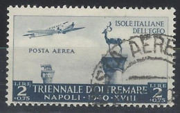 Italia - Egeo - 1940 - Usato/used - Airmail - Sass N. A54 - Aegean