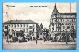 CPA - Wiesbaden (Allemagne) - Keiser Friedrich-Denkmal - Wiesbaden