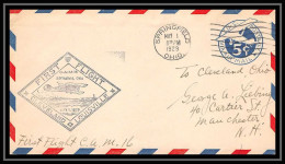 0497 Lettre USA Aviation Premier Vol (Airmail Cover First Flight) 1929 Cleveland Louisville CAM 16 Springfield - Covers & Documents