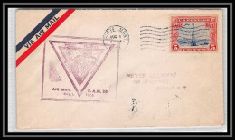 0277 Lettre USA Aviation Premier Vol Airmail Cover First Flight Aeroplane 1928 CAM 26 Butte (Montana) - Brieven En Documenten