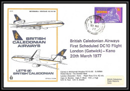 0054 Lettre Aviation (Airmail Cover Luftpost) Nigeria -MC Douglas DC 10 30 - Avions