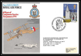 0051 Lettre Grande Bretagne Great Britain Aviation (Airmail Cover Luftpost) Royal Air Force 6 Squadron - Marcofilie