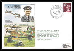 0037 Lettre Grande Bretagne Great Britain Aviation (Airmail Cover Luftpost) AIR MARSHALL KEITH PARK - Avions