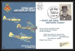 0033 Lettre Grande Bretagne Great Britain Aviation (Airmail Cover Luftpost) ROYAL NAVY AIR DISPLAY TEAM - Airplanes