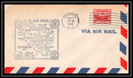 1265 Lettre USA Aviation Premier Vol Airmail Cover First Flight 1948 Aeroplane AM 86 Oshkosh, Wisconsin - 2c. 1941-1960 Lettres