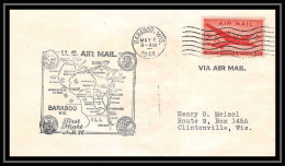 1250 Lettre USA Aviation Premier Vol Airmail Cover First Flight 1948 Aeroplane AM 86 Baraboo, Wisconsin - 2c. 1941-1960 Brieven