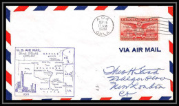1104 Lettre USA Aviation Premier Vol Airmail Cover First Flight Aeroplane 1949 AM 81 Ada (Oklahoma) - 2c. 1941-1960 Covers
