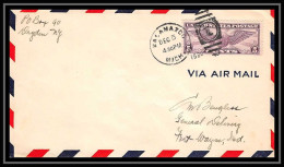 0600 Lettre USA Aviation Premier Vol Airmail Cover First Flight Aeroplane 1930 Kalamazoo - Briefe U. Dokumente