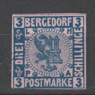 Bergedorf (YT N°6)  (MI N°4)  - Bergedorf - Postmarke - 3 Schillinge - Bergedorf