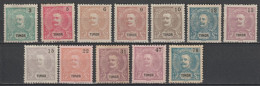 TIMOR - 1903 - SERIE COMPLETE YVERT N°101/112 (*) SANS GOMME - COTE = 59 EUR - Timor