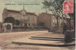 FR11 ALZONNE - Colombier - Colorisée - Ecole Monument Vialatte - Animée - Belle - Other & Unclassified
