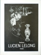 PUBLICITE Papier - PUB - Parfums Lucien  Lelong - Advertising