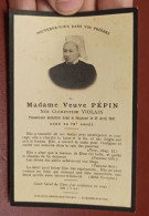 Carte Avis De Décès à La Roche Sur Yon (85) Madame Veuve Pépin Née Clémentine VIolain (1841-1917) - Bouasse Lebel 2523 - La Roche Sur Yon