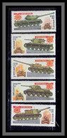 Russie (Russia Urss USSR) - 204 - N°5066 / 5070 ARMES BLINDES - CHAR - TANK  - Neufs