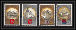 Russie (Russia Urss USSR) - 102a N°4549 / 4552 Cote 18 Euro OR (gold Stamps)- Jeux Olympiques (olympic Games) - Verano 1980: Moscu