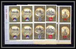 Russie (Russia Urss USSR) - 102 - N°4549 / 4552 Bloc 4 Cot 72 Euro OR Gold Jeux Olympiques Olympic 1980  - Estate 1980: Mosca