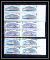 Russie (Russia Urss USSR) - 175a - N°5406 / 5408 Bateau (ship Ships) FLUVIAUX Bloc 4 - Ships