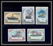 Russie (Russia Urss USSR) - 096 - N°4324 / 4328 Bateau (ship Ships) BRISE GLACE - Ships