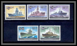 Russie (Russia Urss USSR) - 130 - N°4945 / 4949 Bateau (ship Ships) DE LA SECONDE GUERRE MONDIALE - Neufs