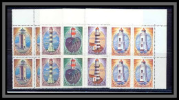 Russie (Russia Urss USSR) - 147a - N°5110 / 5114 Phare (lighthouse) COTIER DE L EST Bloc 4 - Neufs